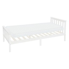 Letto singolo con rete a doghe