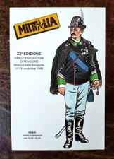 Cartolina MILITALIA 22 Edizione Milano 1998 Leggere Descrizione 