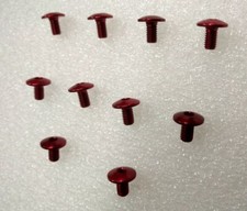 VITE ERGAL ROSSA TESTA BOMBATA M5 L10 2PEZZI L25 8PEZZI LIGHTECH TCBEI 10PEZZI