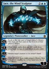 MTG JACE, THE MIND SCULPTOR FOIL! EXC - JACE, LO SCULTORE DI MENTI - A25 - MAGIC