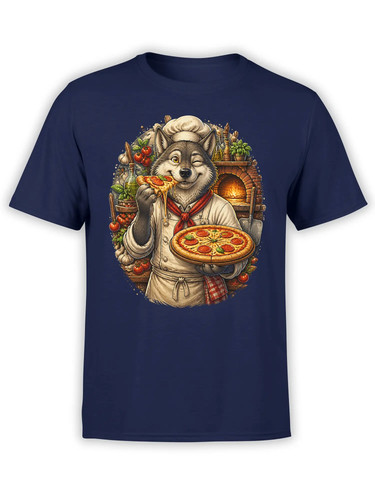 Maglietta pizza chef - wolf, |