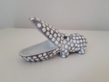 Ceramica Zaccagnini (Sesto Fiorentino)- Coccodrillo Porta Bonbon, Metà XX Sec.