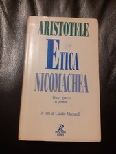 Etica nicomachea - Aristotele - A CURA DI CLAUDIO MAZZARELLI - Rusconi - 1993 