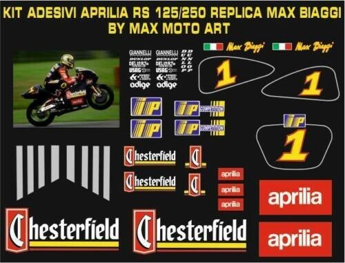 Adesivi stickers moto - kit, per