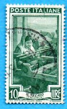 FRANCOBOLLO 10 LIRE IL TELAIO