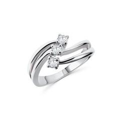 Anello trilogy stelle cadenti