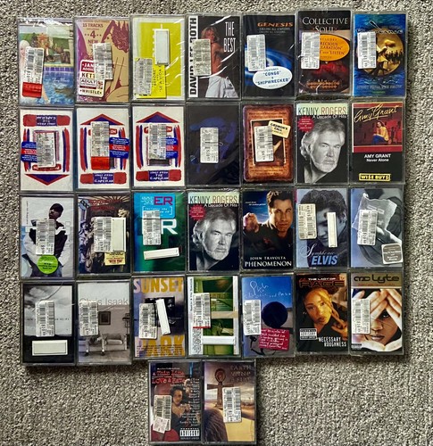 Lot sealed cassettes - of,