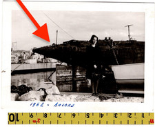 foto 1962 ANCONA Porto,  naviglio in demolizione