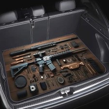 Tappetino bagagliaio, mitragliatrice, fucile, pistola, Colt, mitragliatrice, pistola