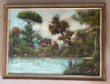 Dipinto ad olio su tela firmato con cornice Anni ‘70 (G99) Come da foto Dipinto 