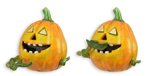 Salvadanaio meccanico zucca