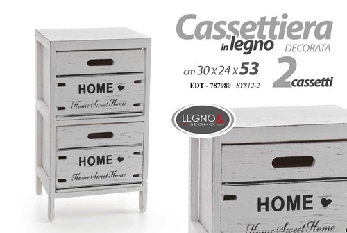 Cassettiera comodino - cassettiera, 2