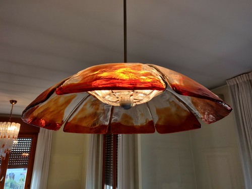 Lampadario coppa carlo nason - coppa,