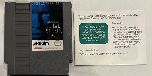 Nintendo nes total recall - total,