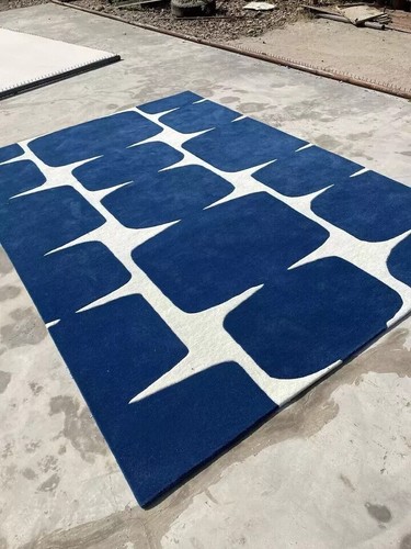 Tappeto trapuntato mano 100 - trapuntato,
