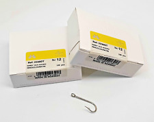 2 Pacchetti da 100 Pezzi - Ami occhiello MUSTAD - Ref. 2330DT - Size 12 - EF452