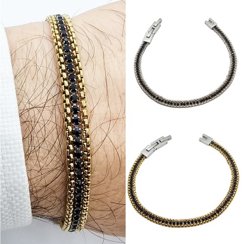 Bracciale tennis uomo - bracciale, da