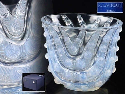 Vaso vetro opalescente rene - vaso,