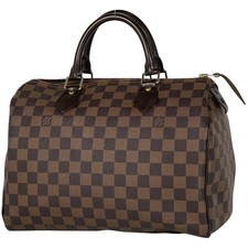 Louis Vuitton Speedy 30 Borsa a Mano Boston Commuter Shopping Borsa a Mano Damier Bro...