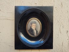 ANTICA MINIATURA OVALE DIPINTA