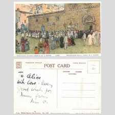 Vintage Postcard - Procession