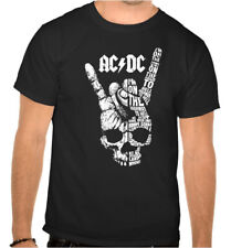 T-shirt nera AC-DC AC DC logo