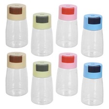  8 bottiglie di misurazione per condimenti: dispenser di spezie in plastica con