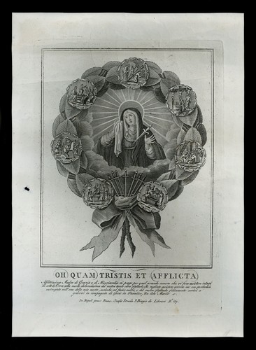 Santino stampa popolare 1800 - santino,