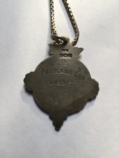 Ciondolo/medaglia PORTLAND-CUP 1922-3 - argento 925 -rarità-originale-baseball/hockey