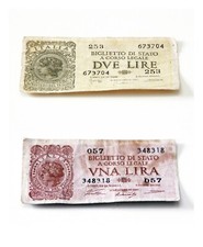 Banconote Antiche da Collezione - Lire Italiane - Biglietti di Stato 1935