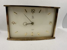 60s YEMA ALARM TABLE CLOCK Working Condition Vintage 