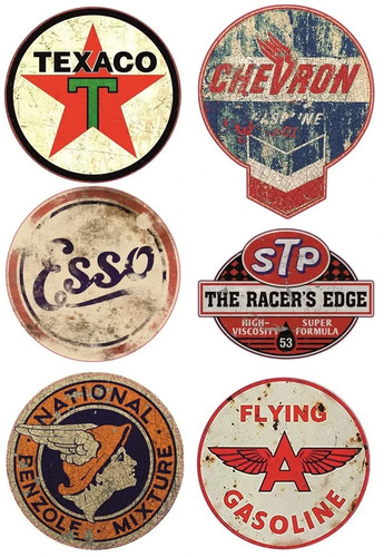Adesivi olio vintage stp - 6,