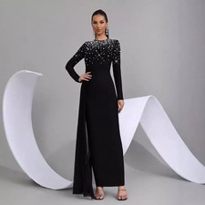 Vestito Lungo Nero Elegante
