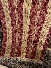 Coperta damascata oro bordeaux