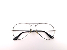 Ray Ban Occhiali Solo Montatura, RB 3025 AVIATOR LARGE METAL, 55-14, Grigio, Italia