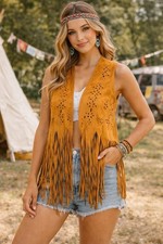 Forever 21 Gilet Donna Marrone