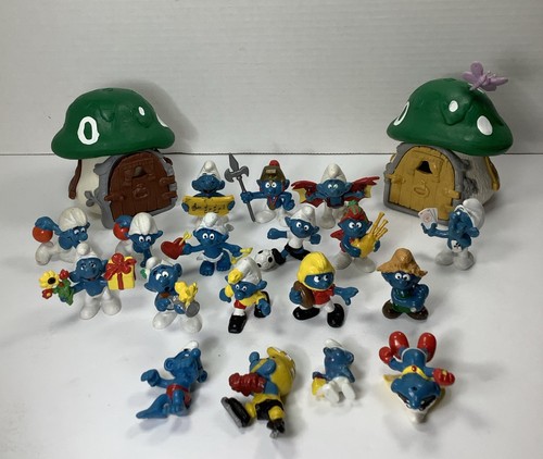 Lotto figurine puffi - lotto, 18