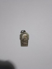 Madonna Di Pompei Antica Medaglia Argento Cm 2