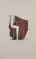 Toni Benetton RARA litografia del maestro del ferro numerata XIV/XXX