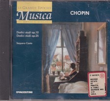 CHOPIN DODICI STUDI OP 10 OP 25 CD COSTA LE GRANDI EPOCHE DELLA MUSICA E00524