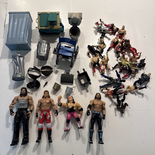 Lotto figurine wrestling