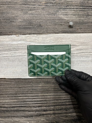 Goyard green leather - goyard,