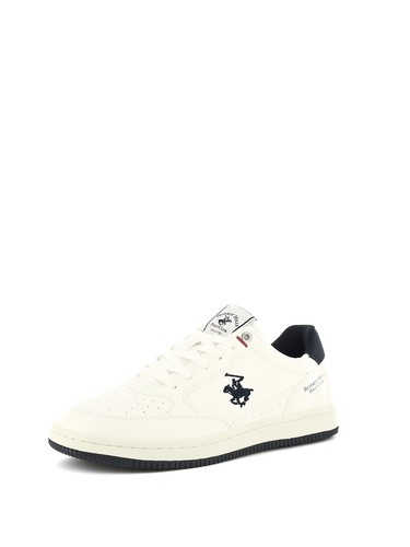 Sneakers stringate uomo bianco