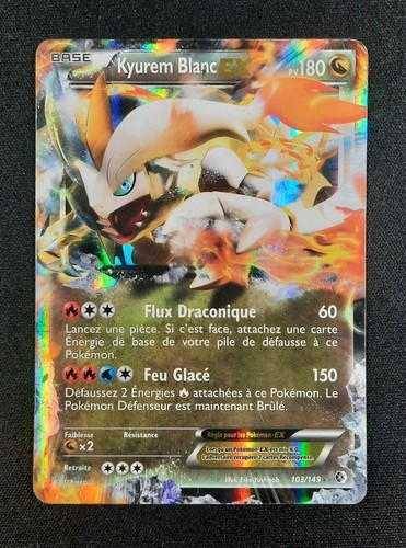 Carte pokémon kyurem blanc - :,