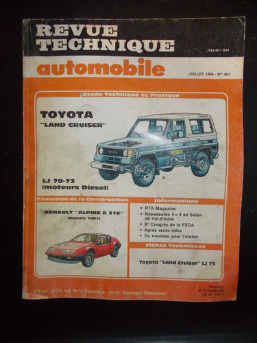 Revue technique toyota - revue,