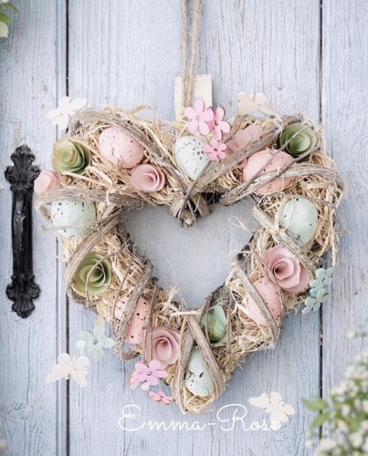 Ghirlanda cuore primavera - ghirlanda,