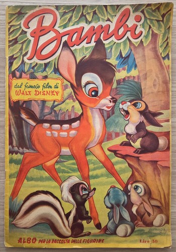 Album figurine bambi - bambi, lampo