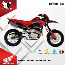 Kit Grafiche Cromate per HONDA Fmx 650 2005-6 BT950C3