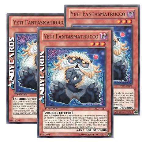 Yeti fantasmatrucco - fantasmatrucco, 3x