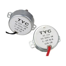 Motore sincrono TYC-50 AC 12V/220V 5/6RPM 50/60Hz 4W CW/CCW per microonde